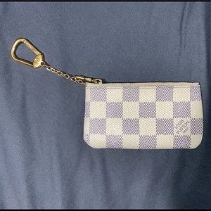 Louis Vuitton Key Pouch Damier Azur